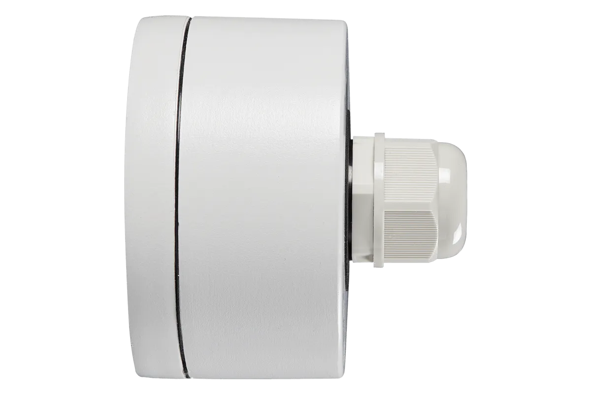 Round Outdoor Junction Box for 3 Screw Base Cameras