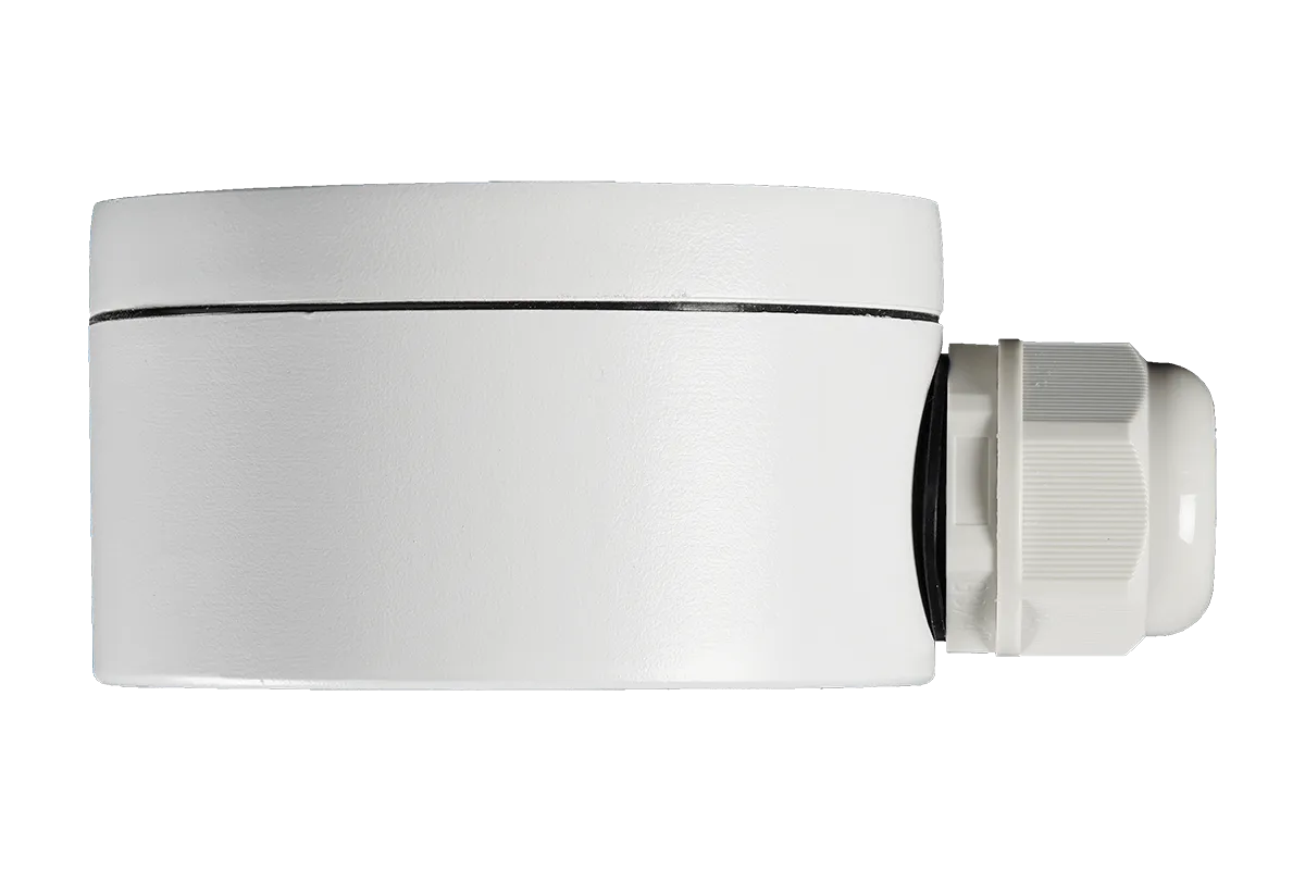 Round Outdoor Junction Box for 3 Screw Base Cameras