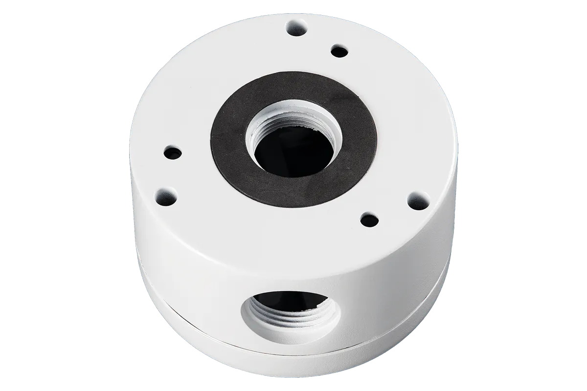 Round Outdoor Junction Box for 3 Screw Base Cameras