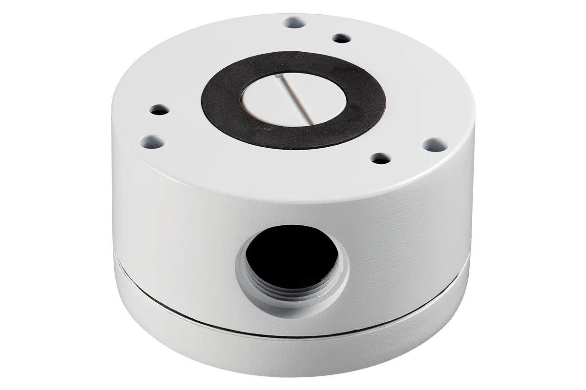 Round Outdoor Junction Box for 3 Screw Base Cameras