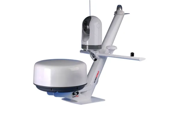 Scanstrut PTM-R1-1 Tapered radar mast for radomes, lights, cameras, GPS/ VHF antenna   Raymarine / Garmin / Navico BR24 / 3G / 4G radome