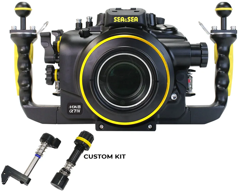 SEA & SEA MDX-αU UNDERWATER HOUSING FOR SONY α1, α9II, α7SIII, α7IV, α7RIV, α7RV (BLACK)