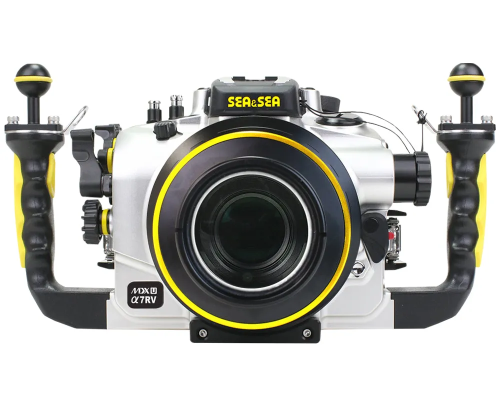 SEA & SEA MDX-αU UNDERWATER HOUSING FOR SONY α1, α9II, α7SIII, α7IV, α7RIV, α7RV (SILVER)