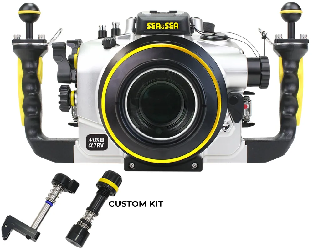 SEA & SEA MDX-αU UNDERWATER HOUSING FOR SONY α1, α9II, α7SIII, α7IV, α7RIV, α7RV (SILVER)