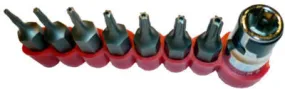 Security Tamper Proof Resistant Screw Driver Star Bit Torx Tork Tool Set T5 T6