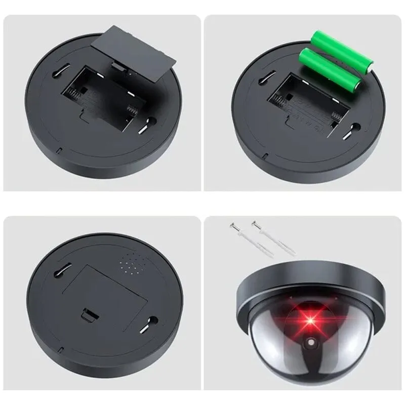 Simulated Fake Surveillance Camera With Red Light