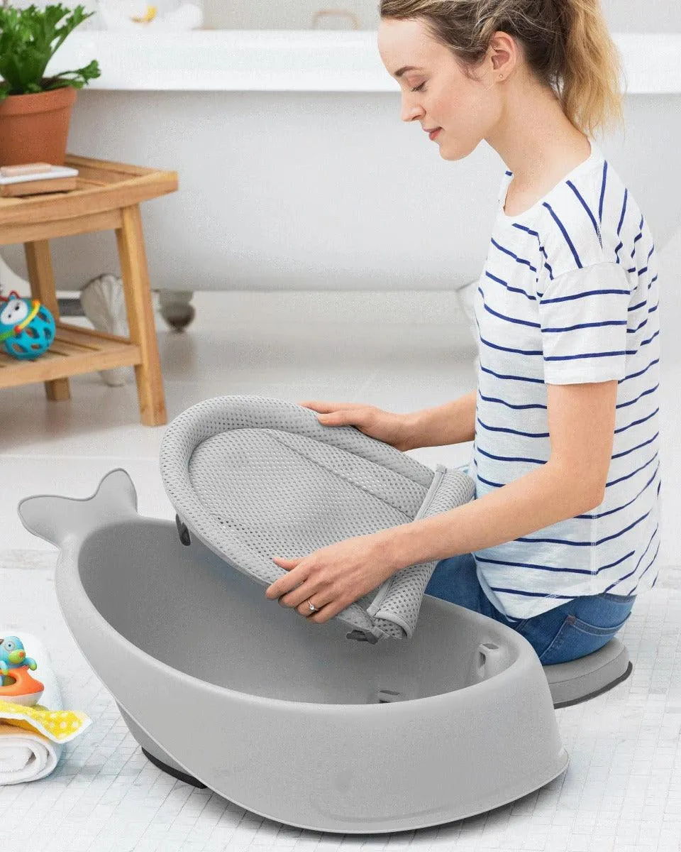 Skip Hop Moby Smart Sling 3 Stage Tub Grey - Bath Tub For Ages 0-3 Years