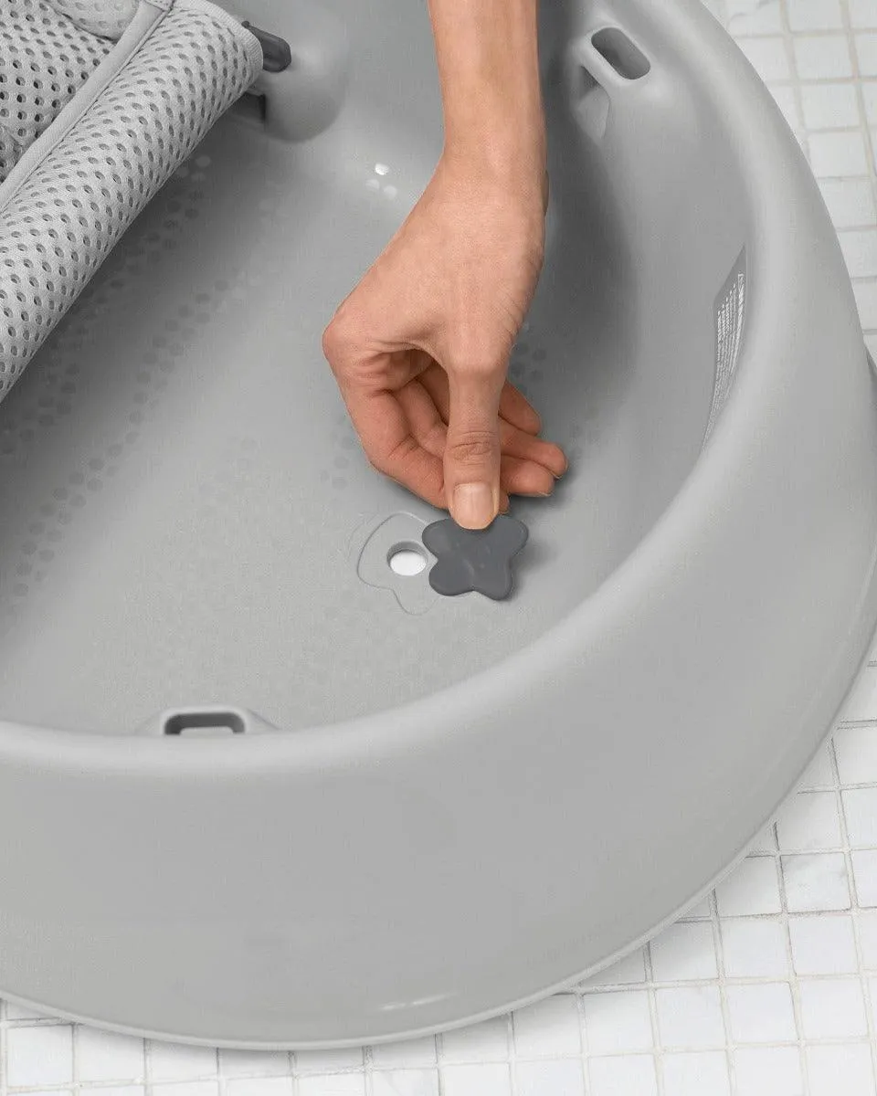 Skip Hop Moby Smart Sling 3 Stage Tub Grey - Bath Tub For Ages 0-3 Years
