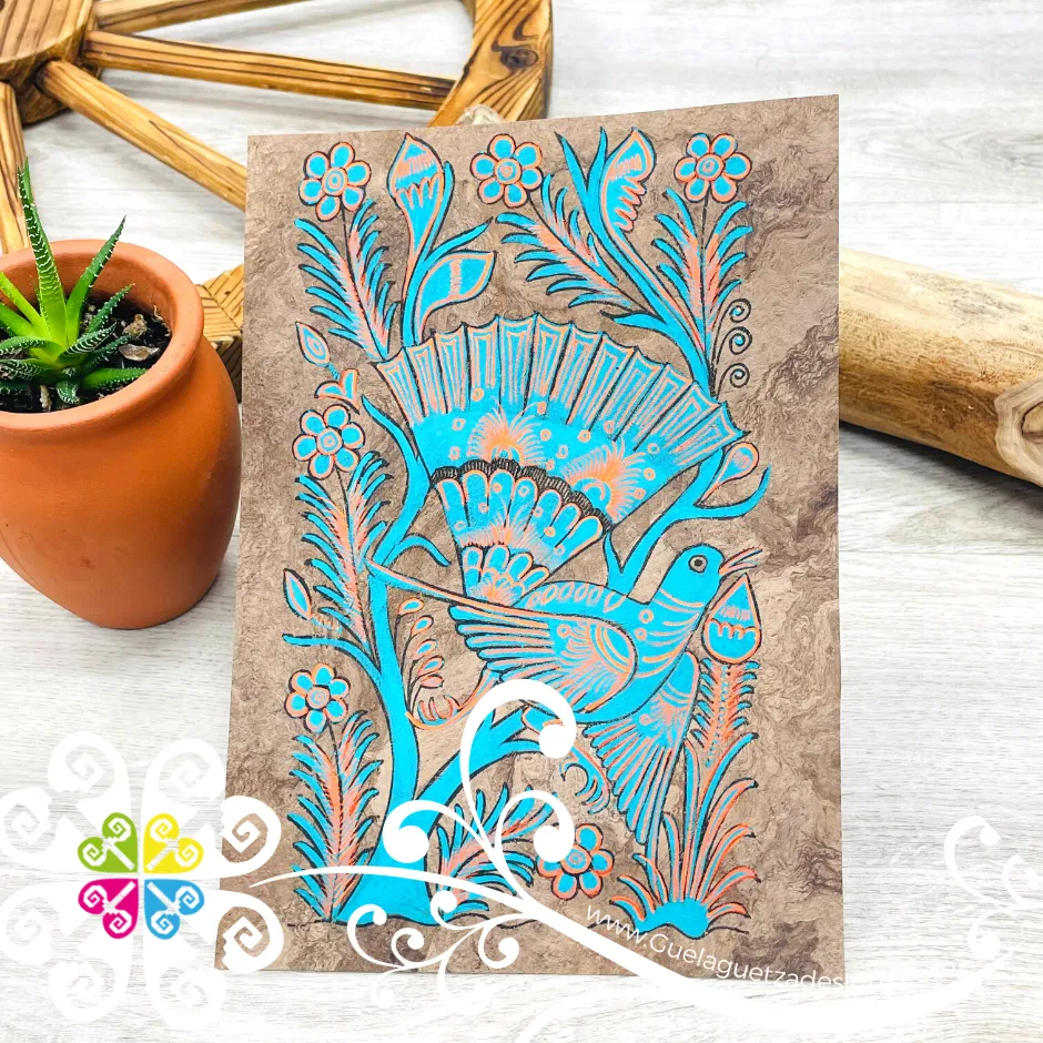 Small Fauna Designs - Amate Paintings