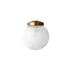 Smaller Espere in clear waffle glass