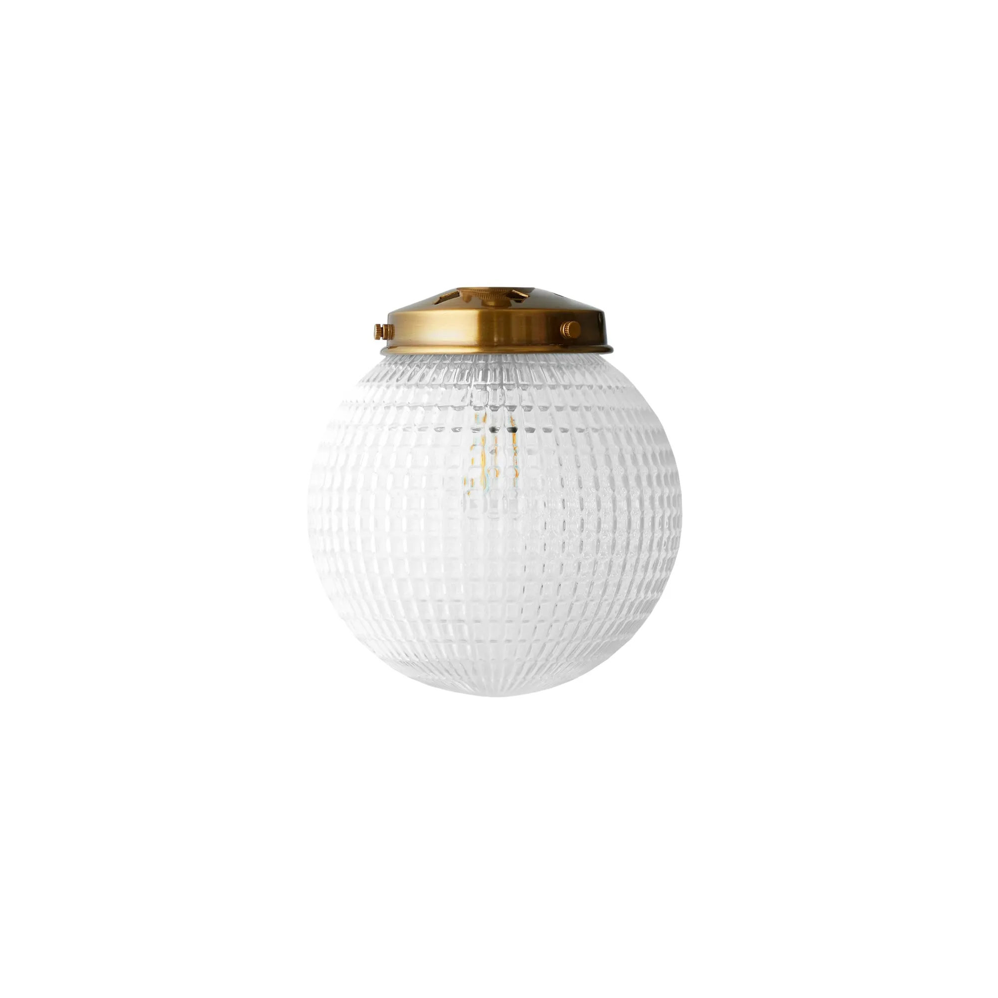 Smaller Espere in clear waffle glass