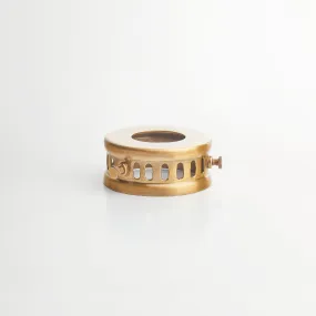 Smallest Andy gallery in antiqued brass