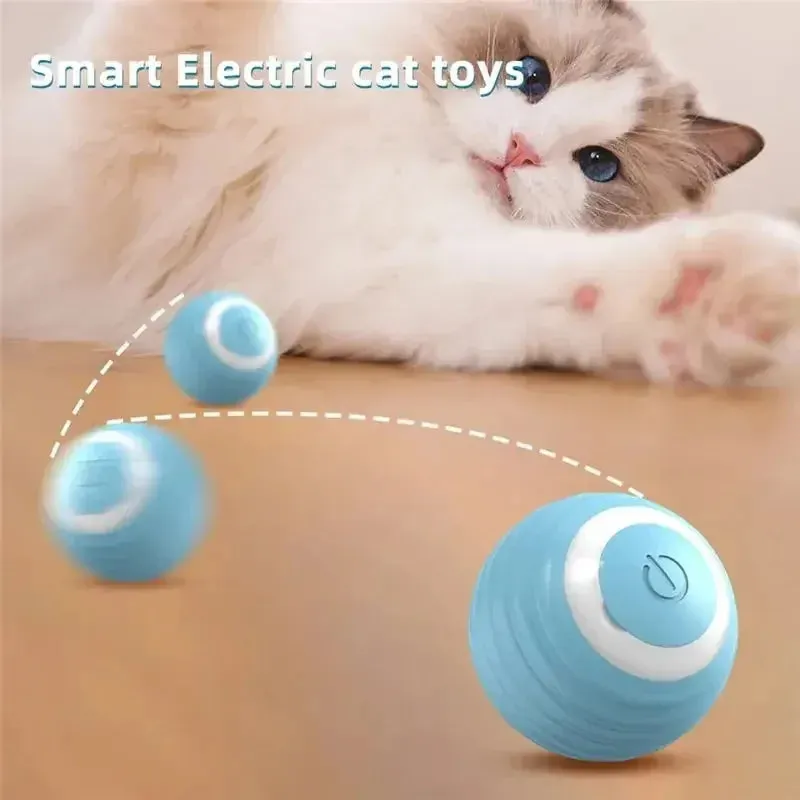 Smart Electric Cat Toy Ball – Interactive and Stress-Relieving