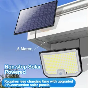 Solar Flood Lights With Motion Sensors Security and Outdoor Waterproof