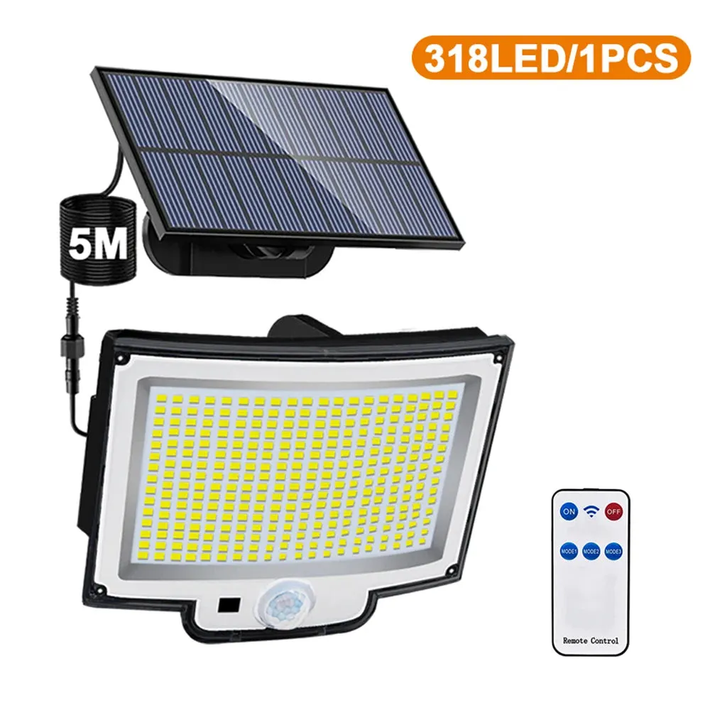 Solar Flood Lights With Motion Sensors Security and Outdoor Waterproof