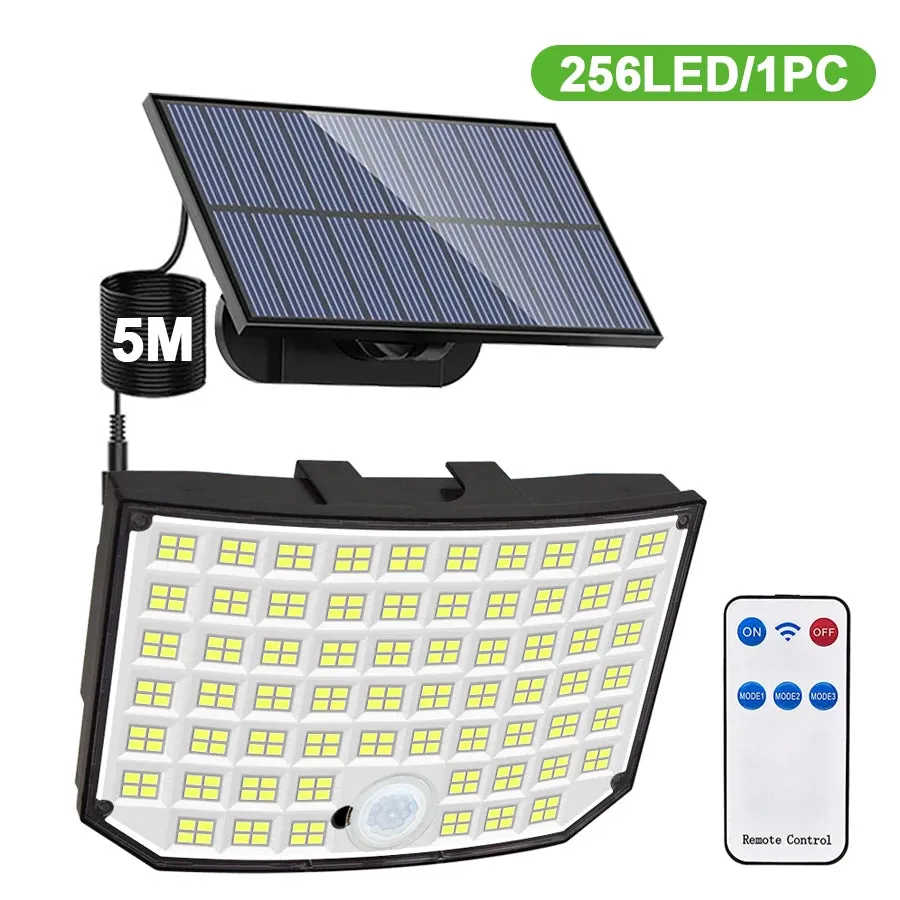 Solar Flood Lights With Motion Sensors Security and Outdoor Waterproof