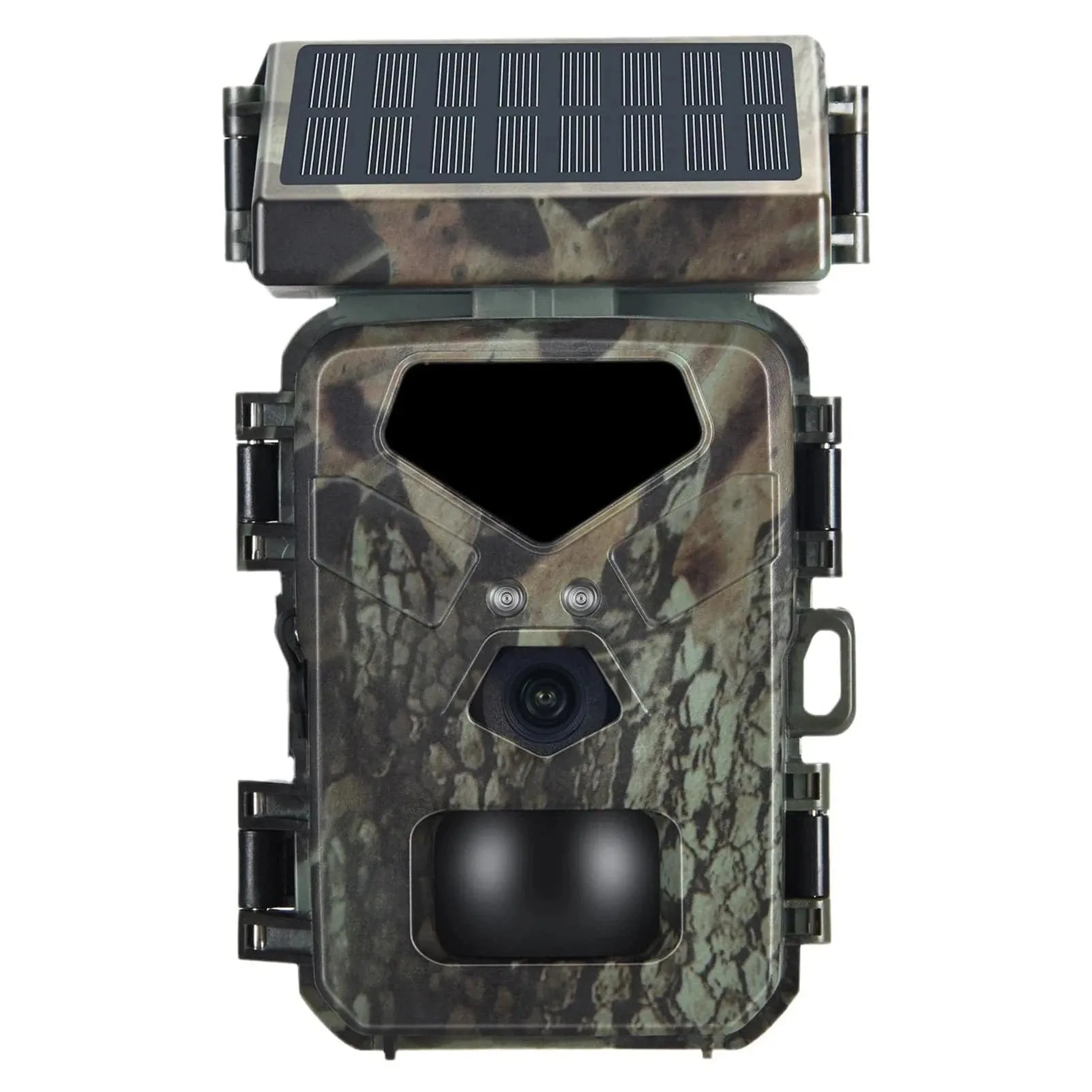 Solar Powered Night Vision Trail Camera 50MP 4K Hunting Cameras 0.3s Trigger Time Trail Camera for Wildlife Monitoring Hunting