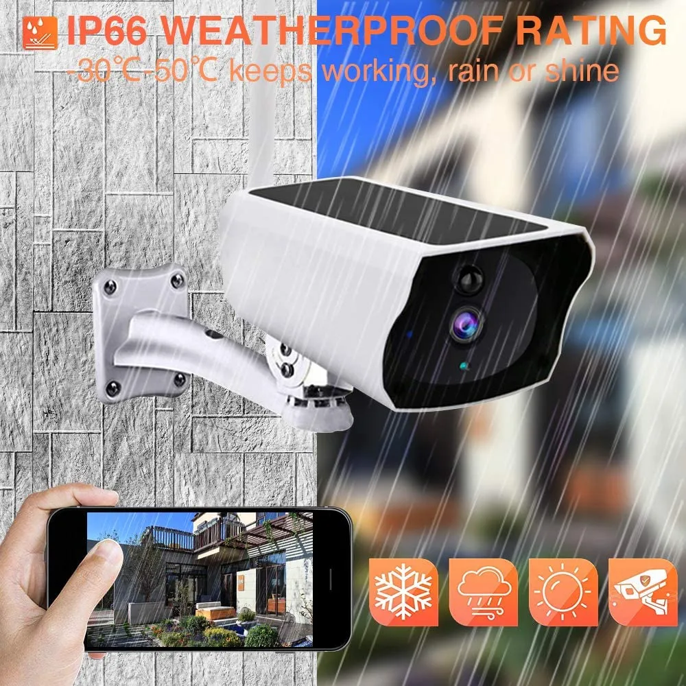 Solar Powered Wireless Security Camera