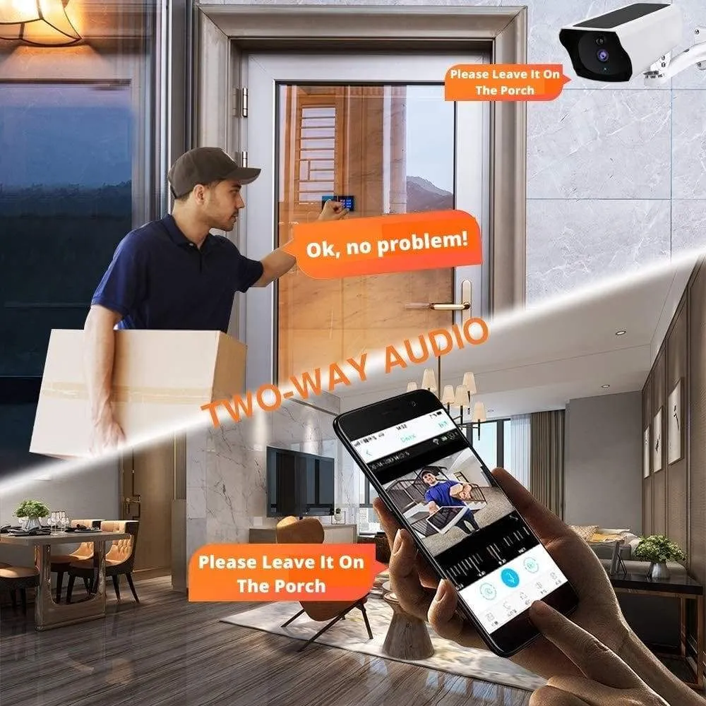 Solar Powered Wireless Security Camera