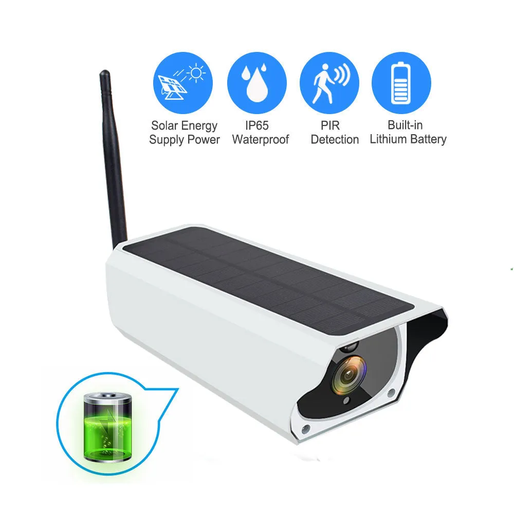 Solar Powered Wireless Security Camera