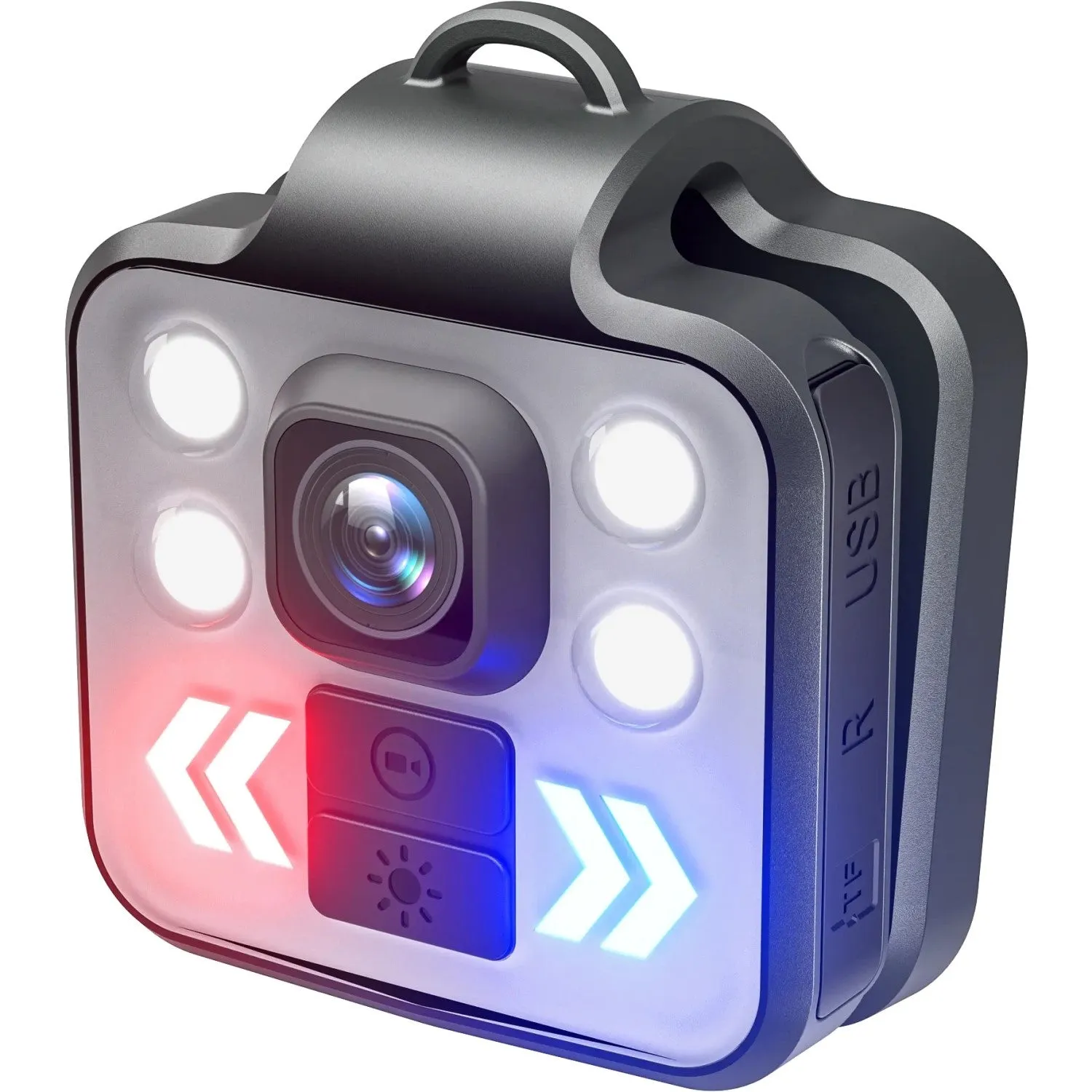 SpyWfi Mini Rechargeable LED Waterproof Body Camera 1080p HD DVR