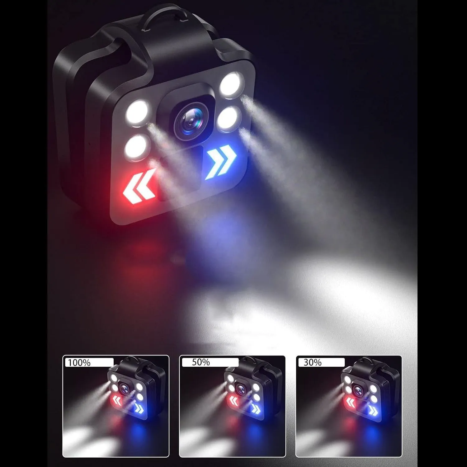 SpyWfi Mini Rechargeable LED Waterproof Body Camera 1080p HD DVR