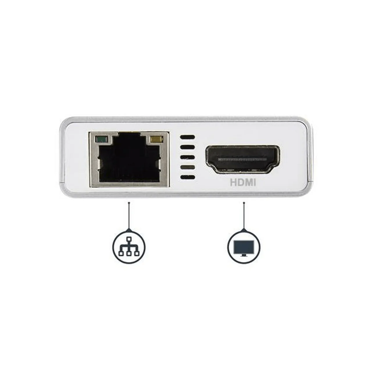 Startech USB-C Multiport Docking Station Adapter Mini Portable HDMI Ethernet USB