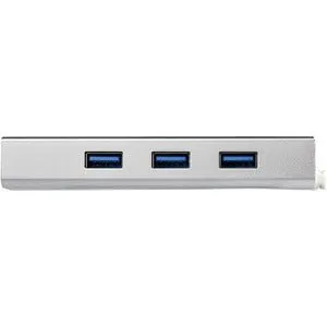 StarTech.com 3-Port Portable USB 3.0 Hub plus Gigabit Ethernet - USB - External - 3 USB Port(s) - 1 Network (RJ-45) Port(s) - 3 USB 3.0 Port(s) - PC, Mac, ChromeOS