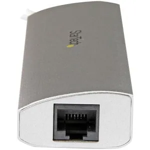 StarTech.com 3-Port Portable USB 3.0 Hub plus Gigabit Ethernet - USB - External - 3 USB Port(s) - 1 Network (RJ-45) Port(s) - 3 USB 3.0 Port(s) - PC, Mac, ChromeOS