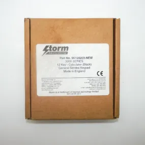 Storm Interface 3000 Series 3 X 4 Black General Service Keypad 3K120203