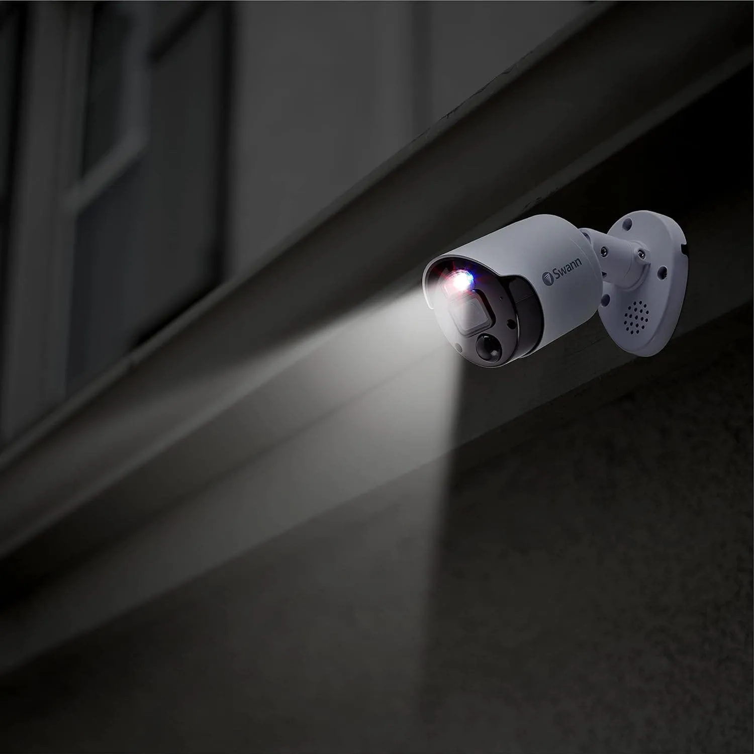Swann Add-On NVR Bullet Security Camera with PoE connection, 4K Ultra HD Video, Indoor or Outdoor, Colour Night Vision, Heat Motion Detection, Face Recognition, 2-Way Talk, Smart Video Analytics 900BE