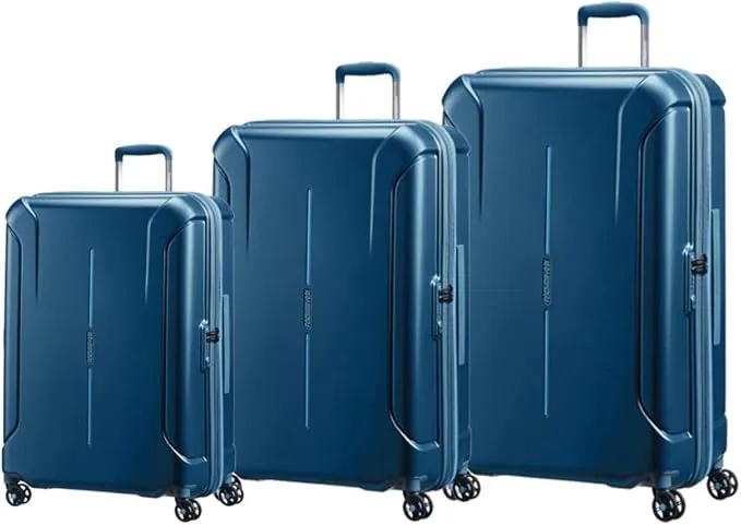 TECHNUM Set of 3, Hard Luggage Trolley Bags( 55 77 86 )