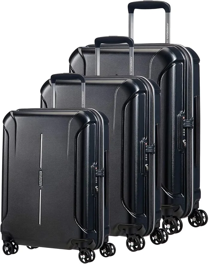 TECHNUM Set of 3, Hard Luggage Trolley Bags( 55 77 86 )