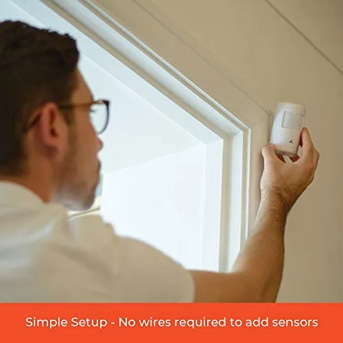 Time2 Noah Home Alarm Smart Security System, 12 piece kit - Door Sensors, Motion sensors, Keypad, Outdoor Siren – Quick setup, Easy to use App with alerts, No monthly fee - Works with Alexa & Google