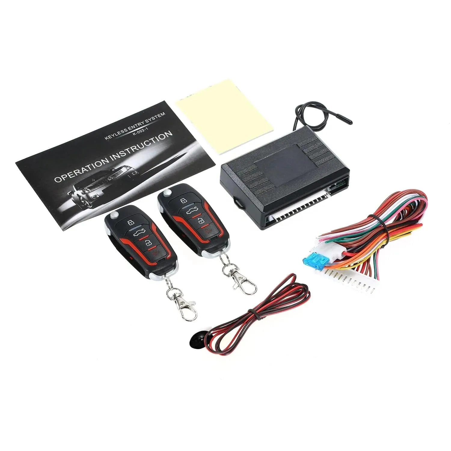 Universal Car Auto Burglar Alarm Protection Security System Remote Control Door Lock Vehicle Keyless Entry System