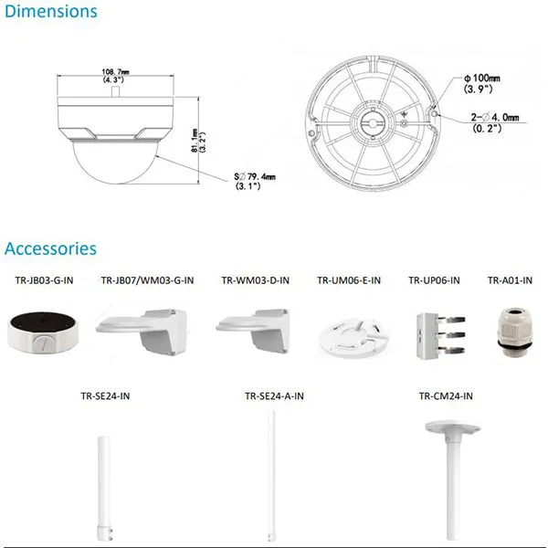 Uniview / UNV / IP / 5MP / Dome Camera / Fixed / 2.8mm Lens / Outdoor / WDR / IP67 / IK10 / 30m Smart IR / 3 Year Warranty / UNV-325SR3-DVPF28-F