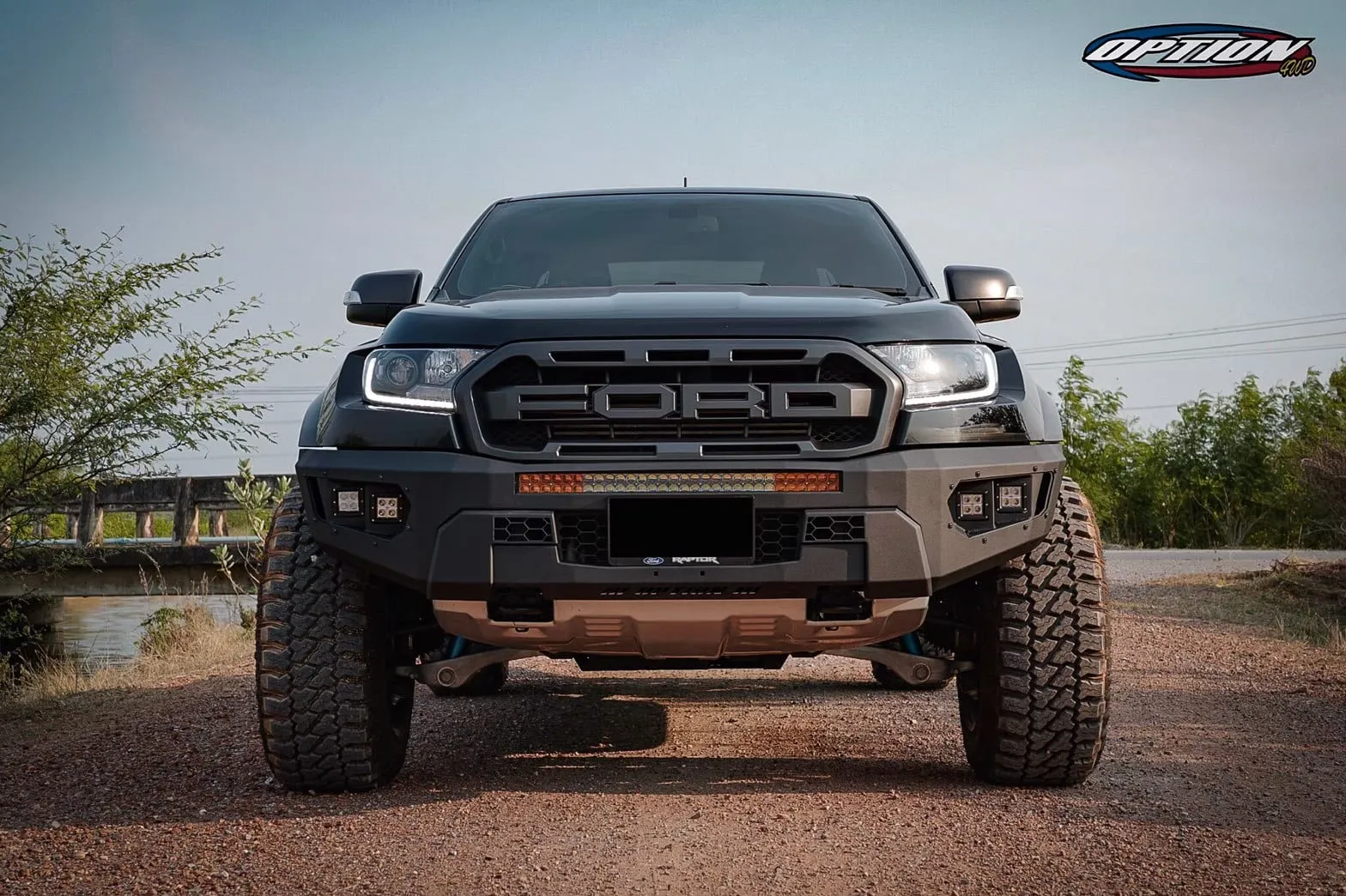 V.1 FRONT WINCH BAR, FORD RANGER RAPTOR