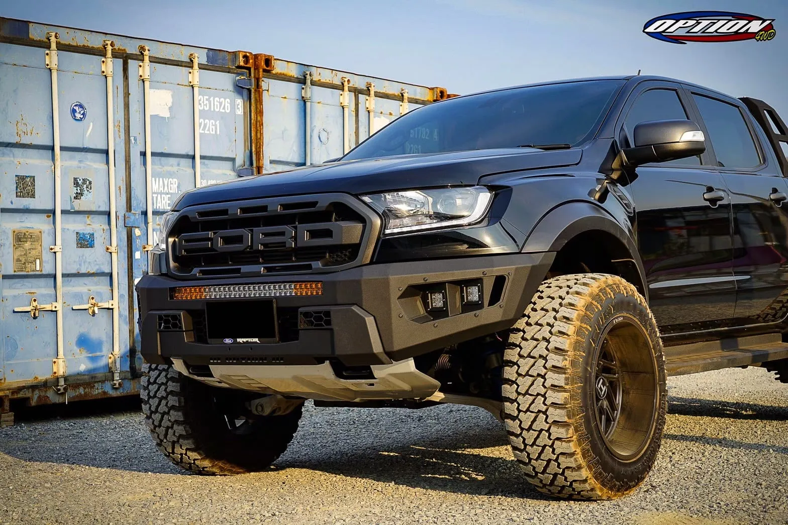 V.1 FRONT WINCH BAR, FORD RANGER RAPTOR