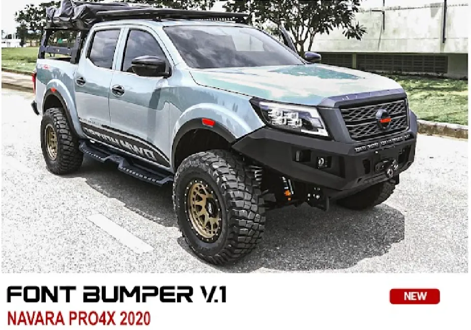 V.1 FRONT WINCH BAR - NISSAN NAVARA 2020 