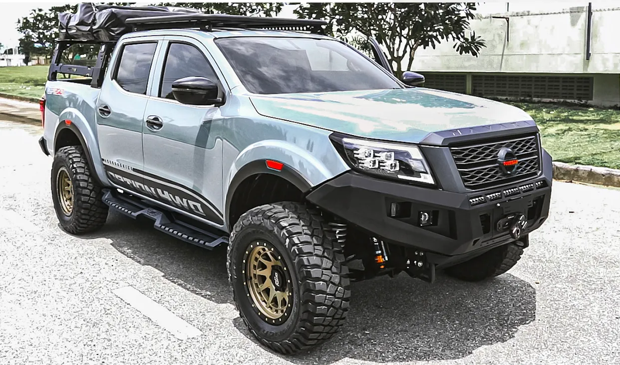 V.1 FRONT WINCH BAR - NISSAN NAVARA 2020 