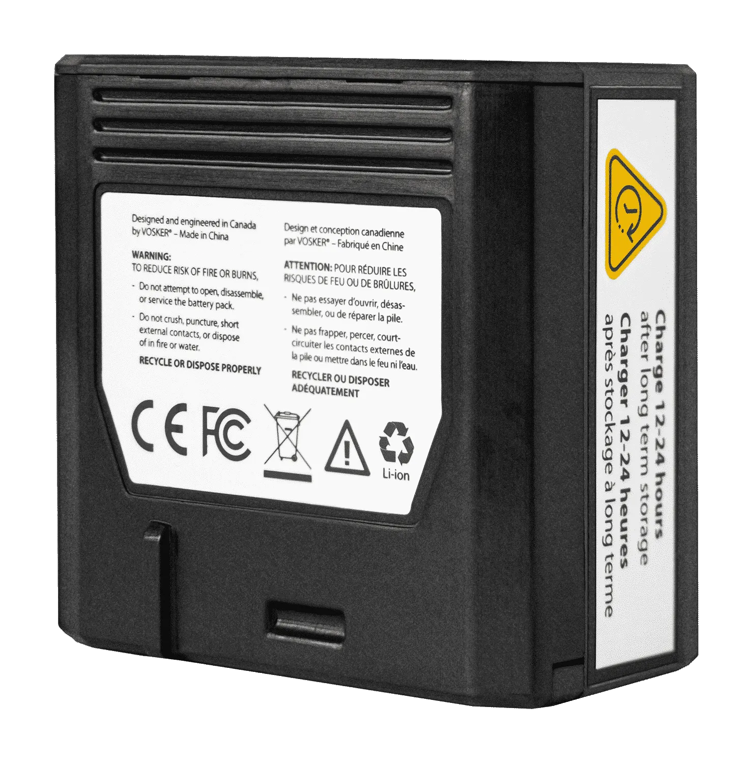 Vosker V-LIT-B2-Extra rechargeable lithium battery pack for Vosker V150 Mobile Security Cameras