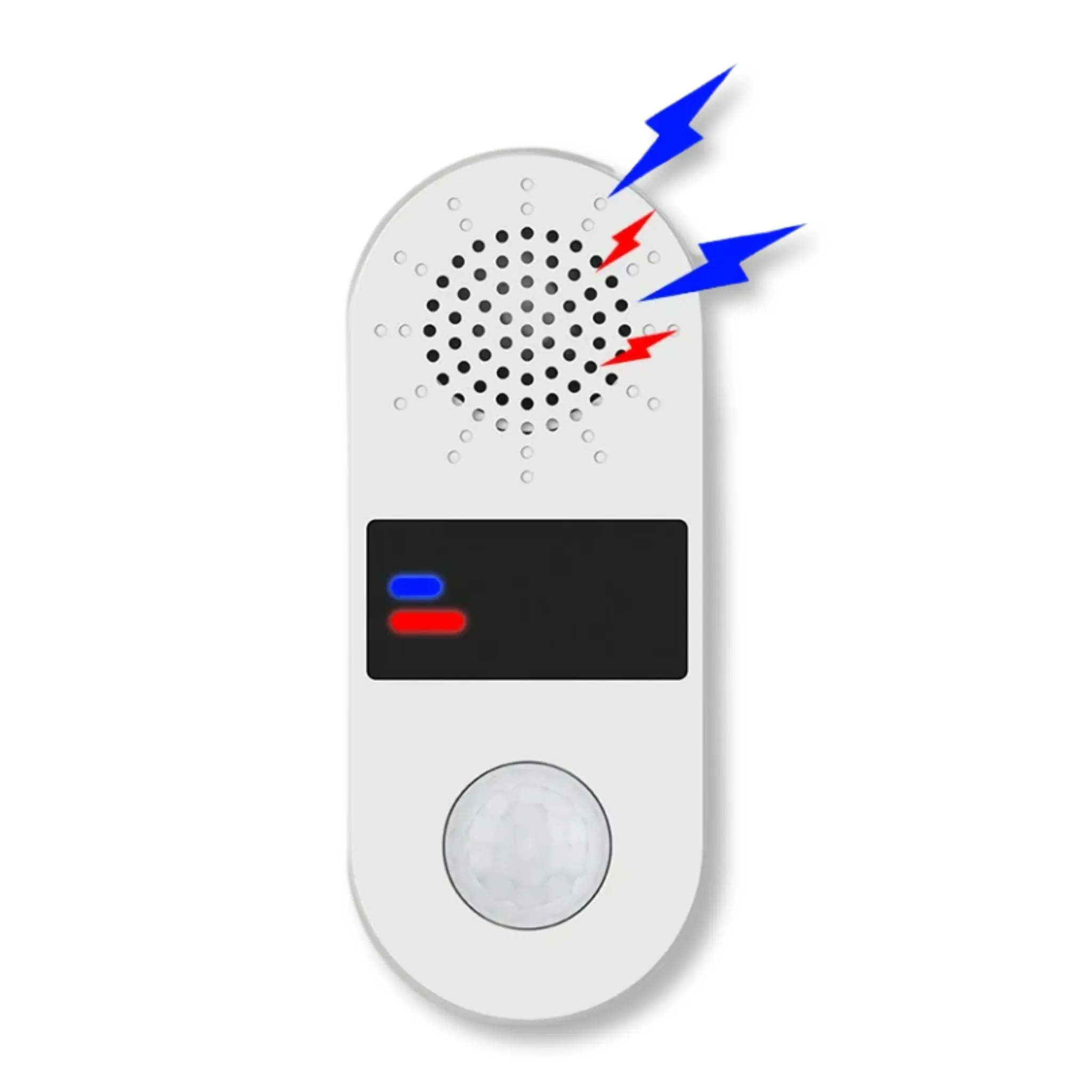 Wi-Fi Motion Sensor Alarm, 130dB Siren, 4 Alarm Modes, App & Voice Control