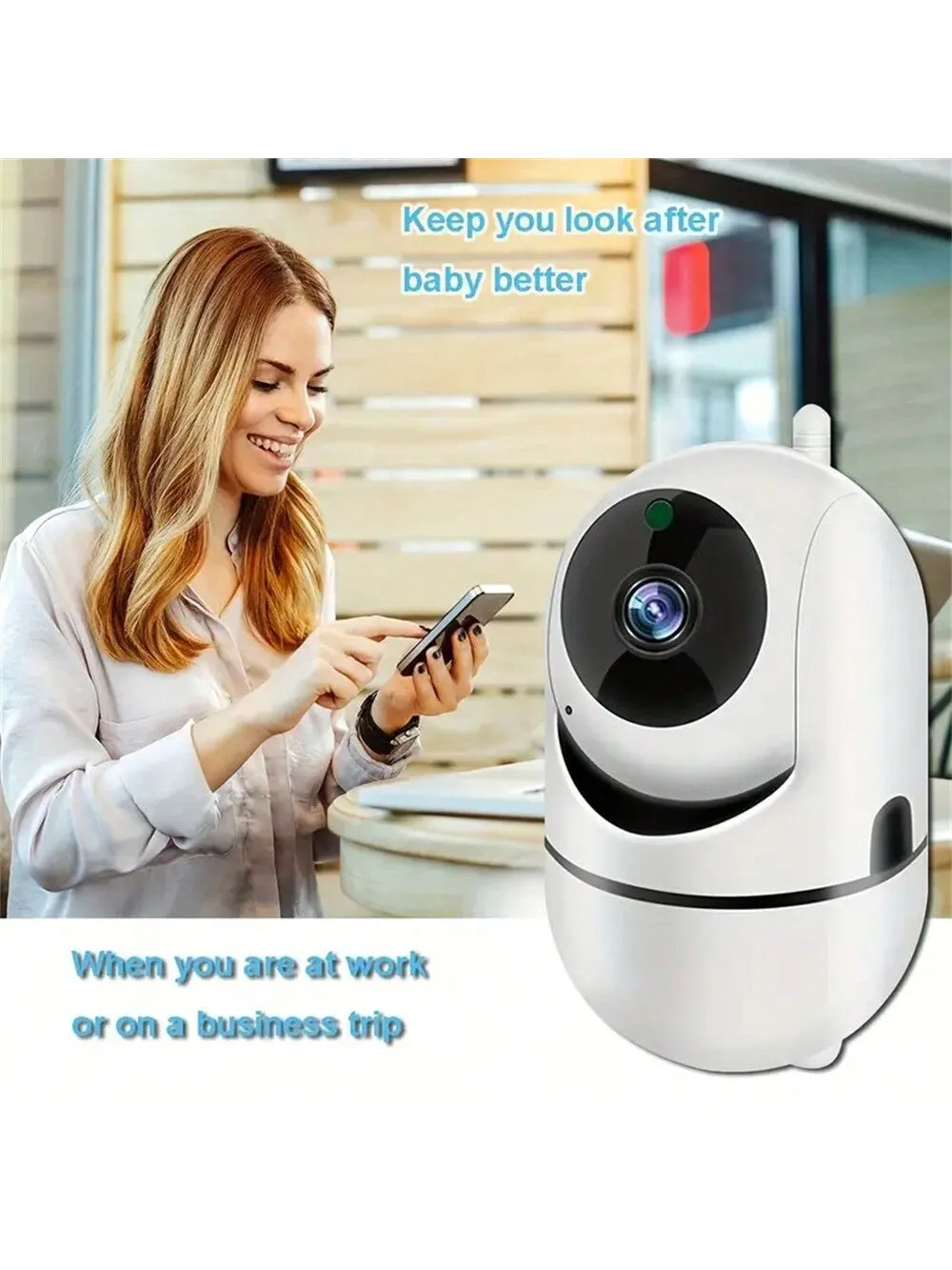 Wifi cameras with smooth tracking| Baby Bedroom And Home Security