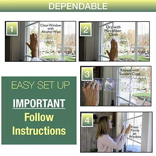 Window Garden Double Veg Ledge– Window Shelf for Plants. Low Profile, Quality Acrylic. Large Strong and Reliable Suction Cups. Window Sill Extender for Microgreens Kit, Seed Starter, Pots, Planters.