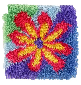 WonderArt Shaggy Flower Power Kit 12" x 12", Discontinued items