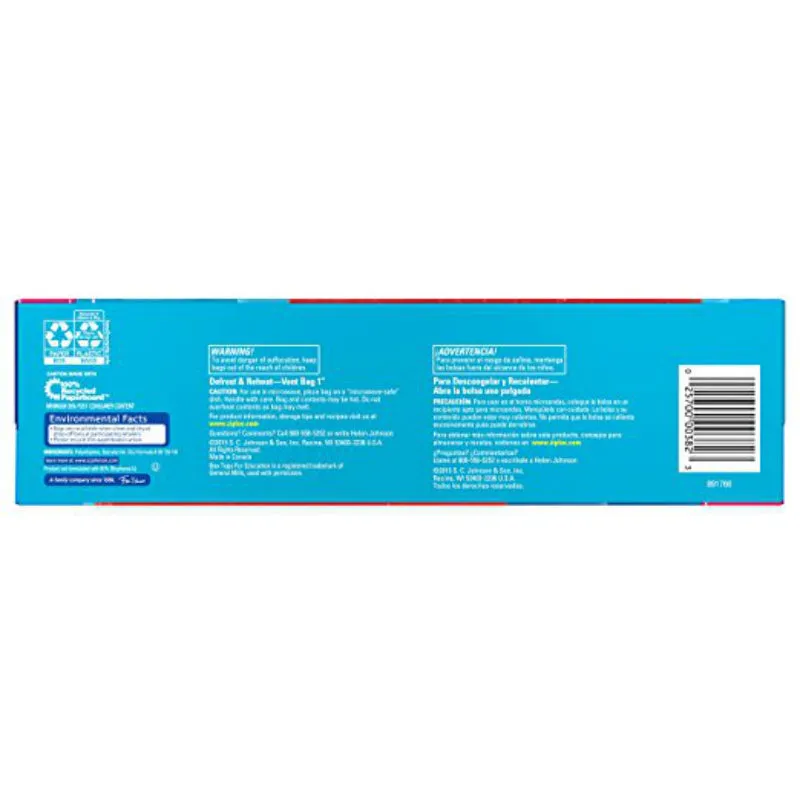 Ziploc® 00382 Freezer Bags with Smart Zip Plus® Seal, 1 Gallon, 28 Count